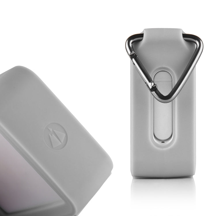 2 PCS For JBL GO2 Bluetooth Speaker Silicone Protective Case Four-corner Anti-fall Sound Case with Carabiner