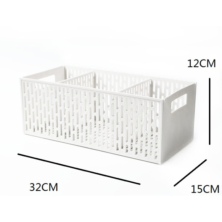 2 PCS Kitchen Desktop Storage Basket Fruit Snack Storage Basket Cosmetics Sundries Rack