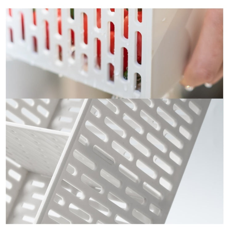 2 PCS Kitchen Desktop Storage Basket Fruit Snack Storage Basket Cosmetics Sundries Rack