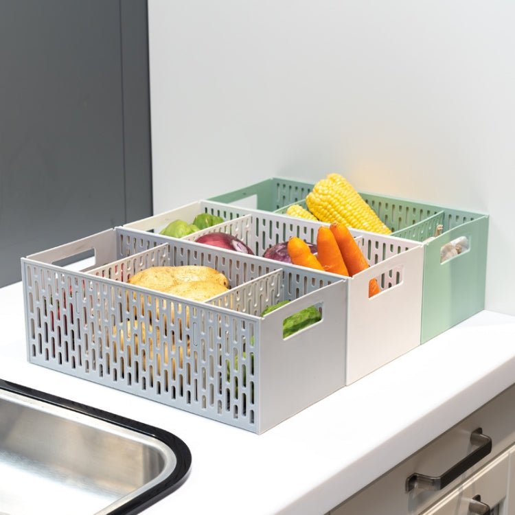 2 PCS Kitchen Desktop Storage Basket Fruit Snack Storage Basket Cosmetics Sundries Rack