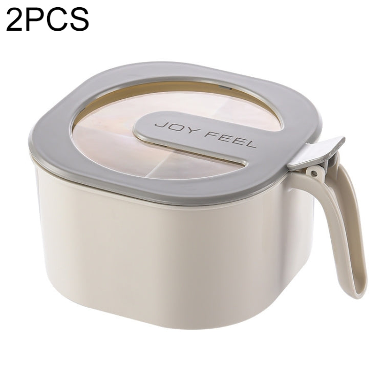 2 PCS Kitchen Transparent Visible Seasoning Jar Household Seasoning Bottle Set