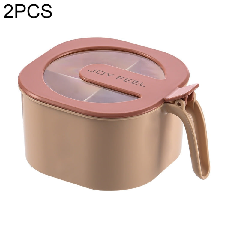 2 PCS Kitchen Transparent Visible Seasoning Jar Household Seasoning Bottle Set