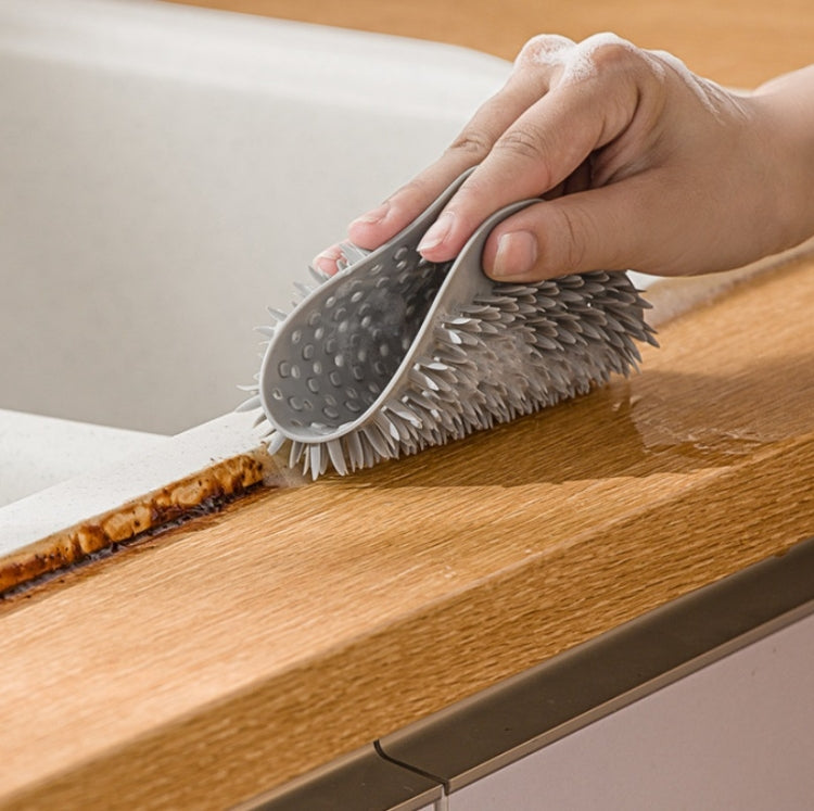 2 PCS Multifunctional Silicone Cleaning Brush Non-Oily Kitchen Cleaning Scouring Pad