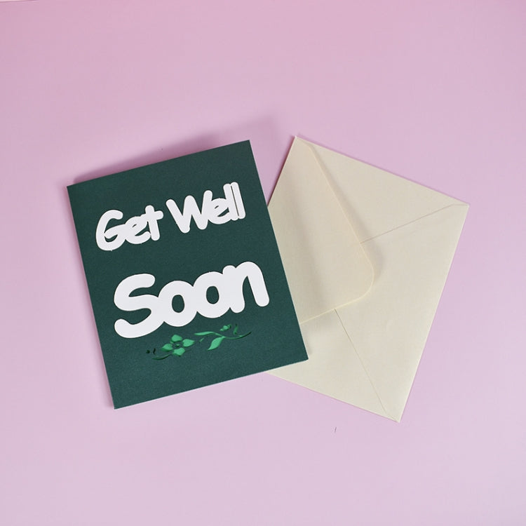 2 PCS 3D Three-Dimensional Greeting Card Condolences Comfort Card