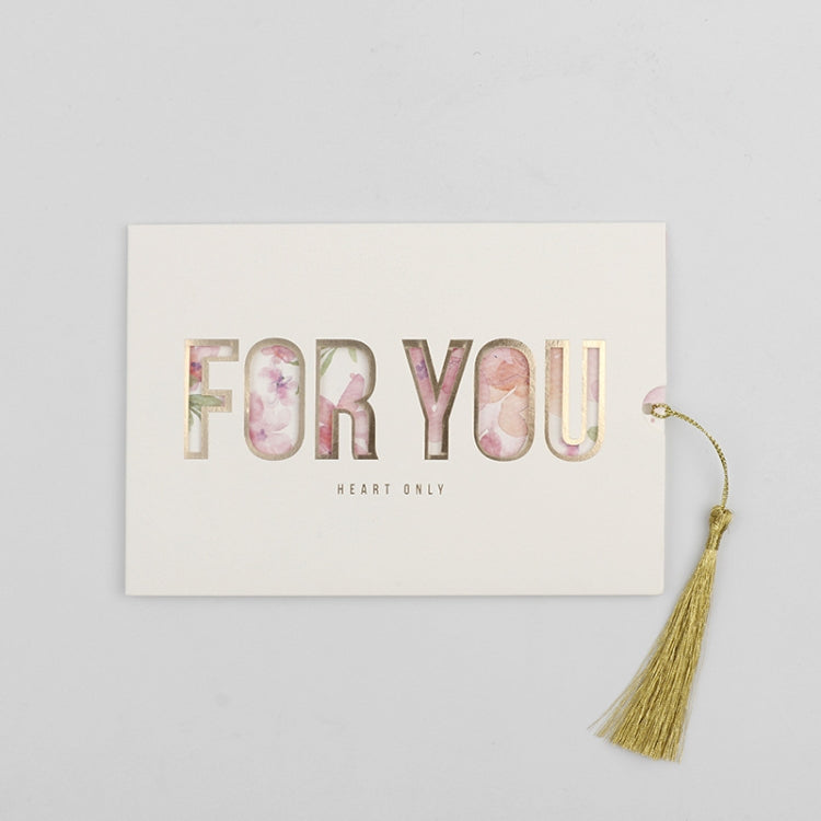 10 PCS Holiday Blessing Thank You Greeting Card Watercolor Flowers Text Card