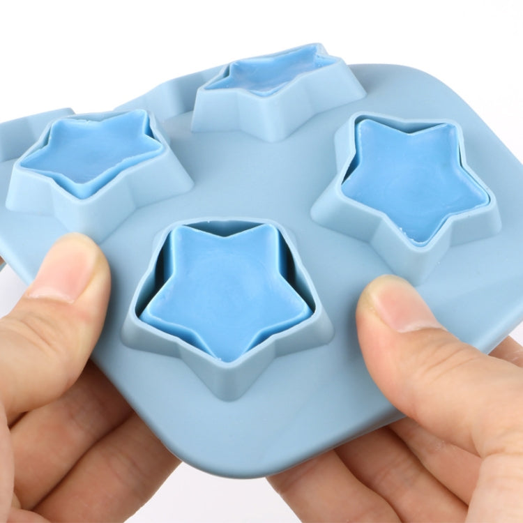 2 PCS Creative Silicone Ice Tray Mold 8 Continuous Mould Home-Made DIY Ice Tray Box, Style: Heart-shaped  (Pink)