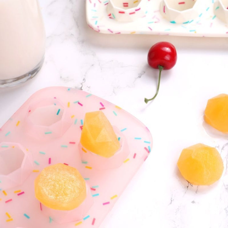 2 PCS Creative Silicone Ice Tray Mold 8 Continuous Mould Home-Made DIY Ice Tray Box, Style: Heart-shaped  (Pink)
