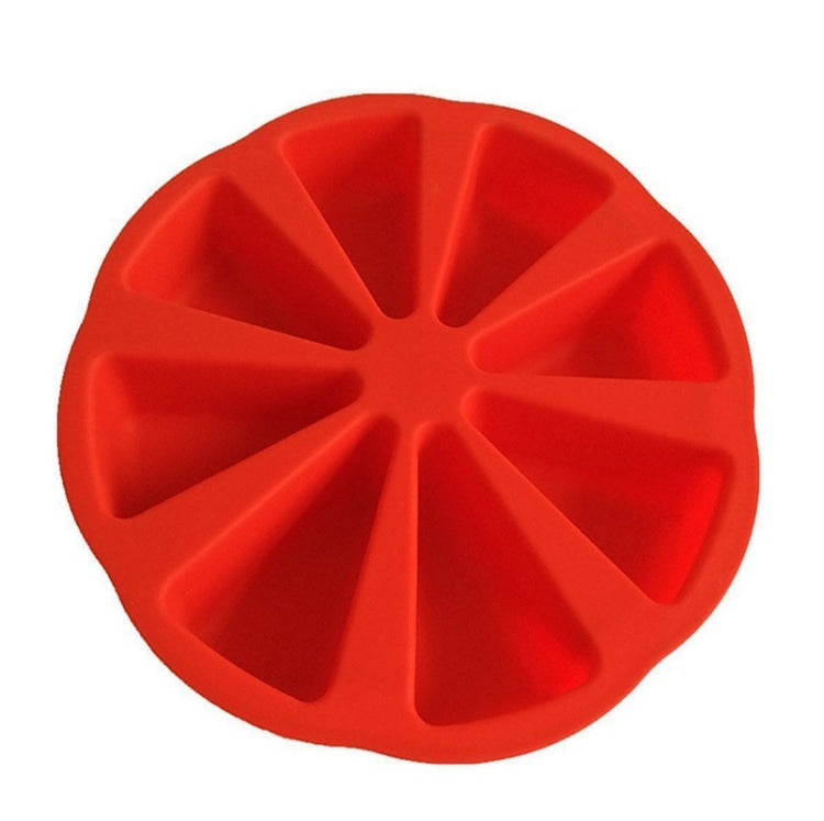 2 PCS Silicone Orange Shape 8-Point Mold Kitchen Cake Pizza Baking Model