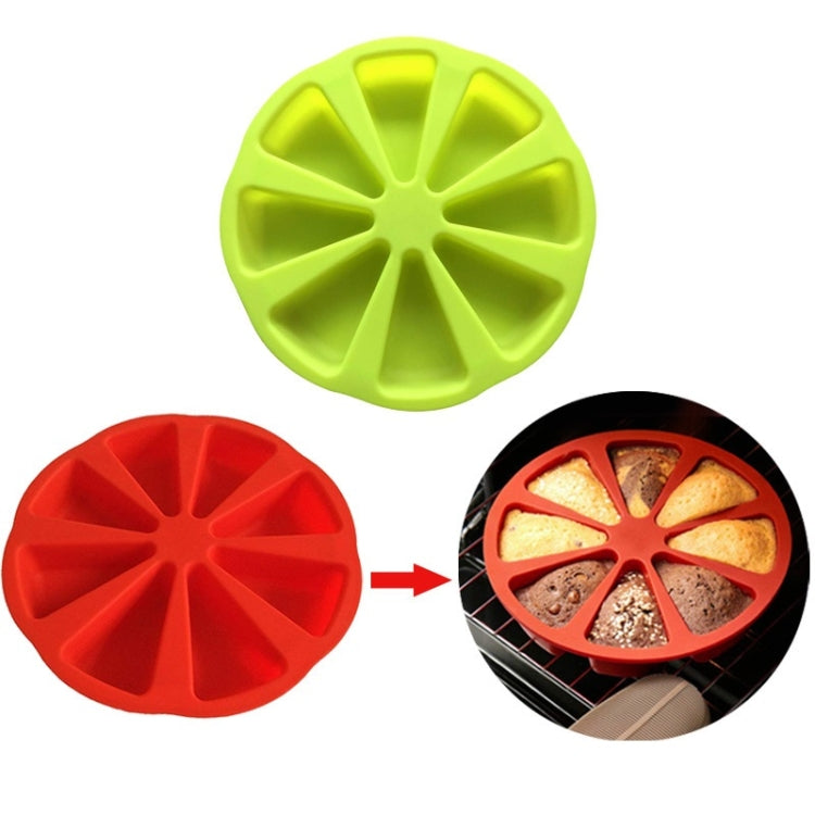 2 PCS Silicone Orange Shape 8-Point Mold Kitchen Cake Pizza Baking Model
