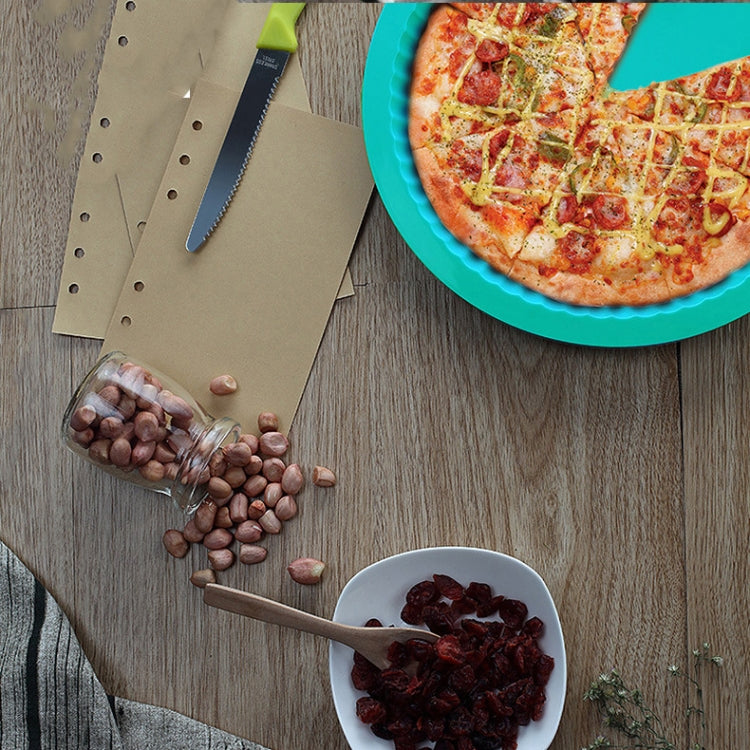 2 PCS 12 inch Pizza Baking Pan Silicone Disc Birthday Cake Mold Microwave Baking Pan Random Color Delivery