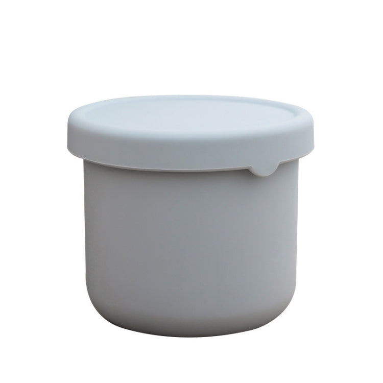 2 PCS Silicone Portable Container With Lid & Sealed Fresh-Keeping Bowl Microwave Oven Heating Lunch Box