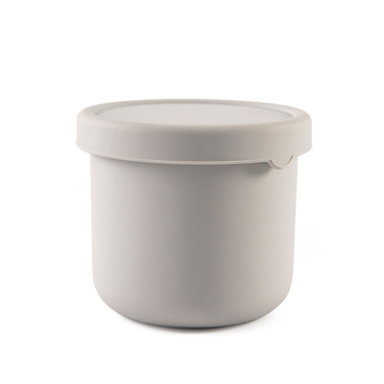 2 PCS Silicone Portable Container With Lid & Sealed Fresh-Keeping Bowl Microwave Oven Heating Lunch Box