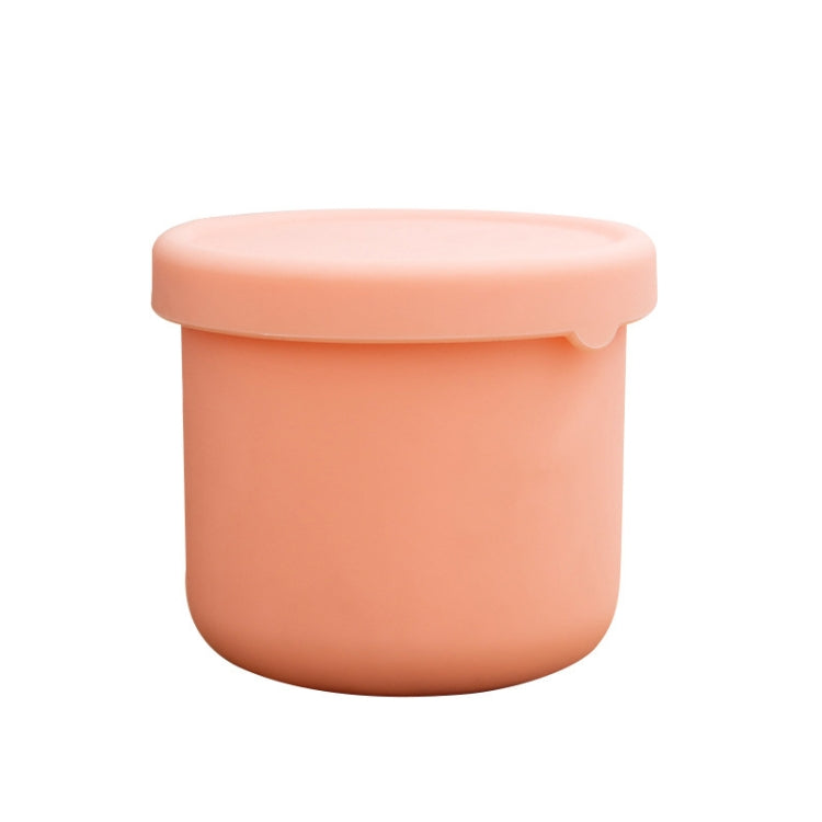 2 PCS Silicone Portable Container With Lid & Sealed Fresh-Keeping Bowl Microwave Oven Heating Lunch Box