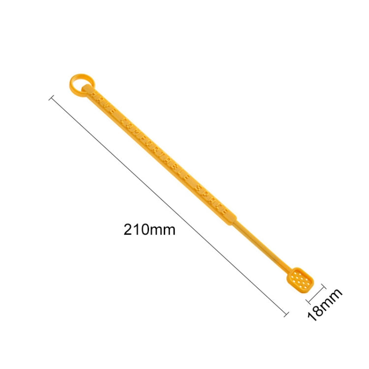 4 PCS Silicone Stir Stick Coffee Spoon Long Handle Cocktail Stick Cocktail Stirring Stick