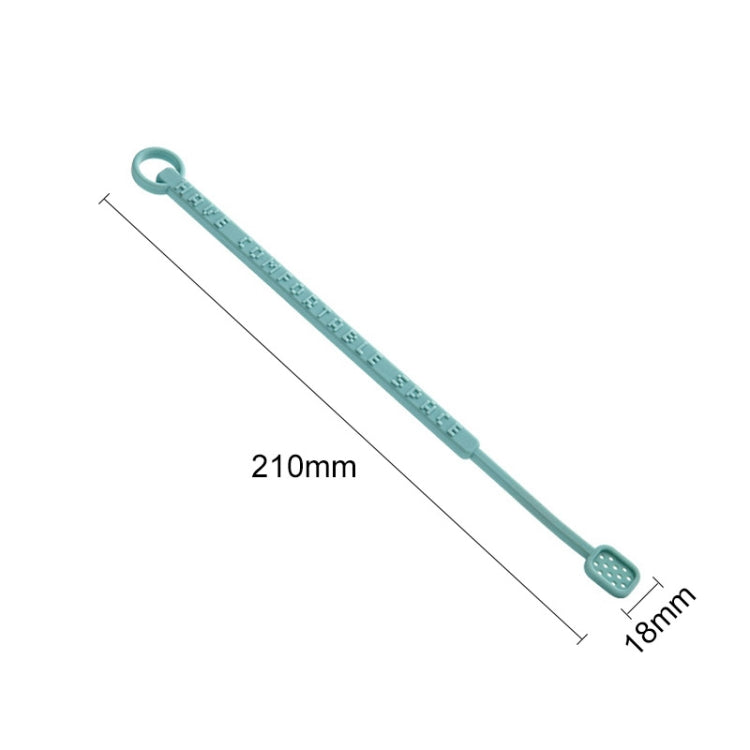 4 PCS Silicone Stir Stick Coffee Spoon Long Handle Cocktail Stick Cocktail Stirring Stick