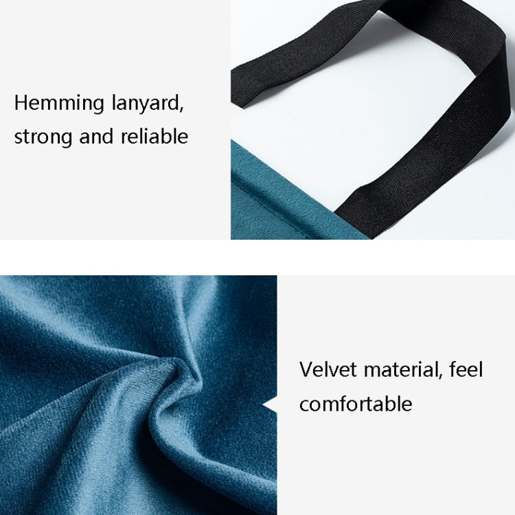 2 PCS Velvet Wall-Mounted Garbage Bag Storage Hanging Bag Multifunctional Storage Bag
