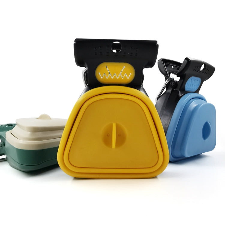 DT Portable Toilet Picker For Pets Outing Folding Clip Collector, Size: 19x15.5cm(Yellow)