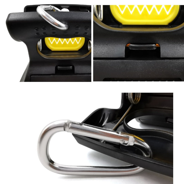 DT Portable Toilet Picker For Pets Outing Folding Clip Collector, Size: 19x15.5cm(Yellow)