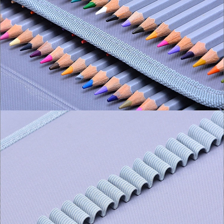 Solid Color Large Capacity 150 Hole Square PU Pencil Case