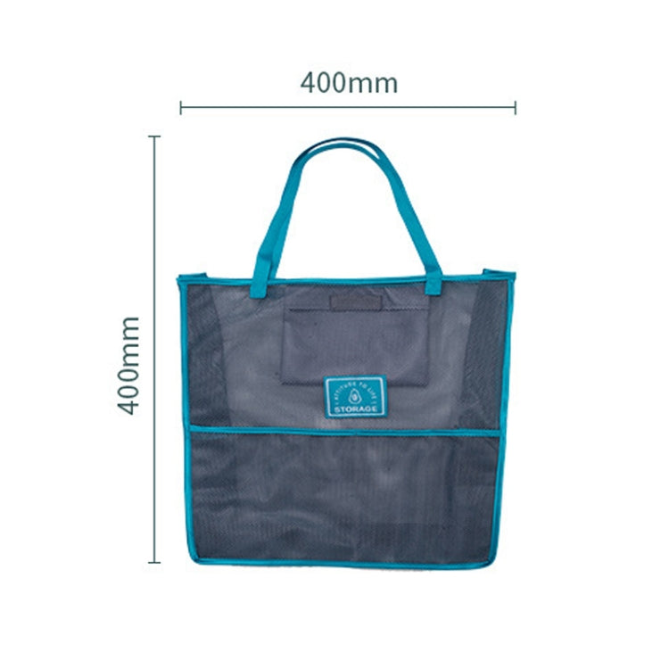 3 PCS Multifunctional Mesh Bag Storage Bag Portable And Carryable Hanging Bag For Fruit And Vegetable, Colour: Green (Oversized)