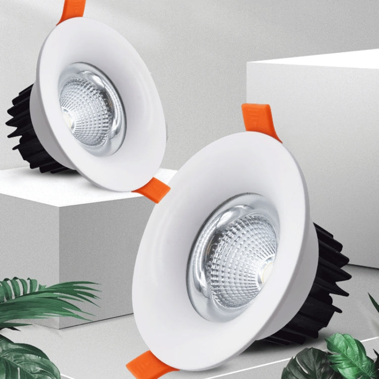12W 90-265V Led Downlight Recessed Ceiling Light Living Room Shopping Mall Spotlight Corridor Aisle Downlight(4000K)