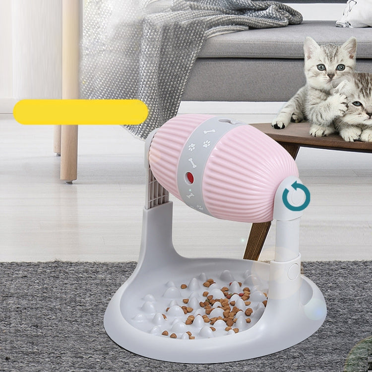 Pet Roller Type Food Leakage Device Dog Food Leakage Prevention & Anti-Choking Training Dog Feeder(Pink)