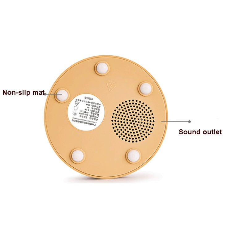 Wishing Bottle LED Night Light Immortal Flower Bluetooth Speaker Desk Lamp, Style: Blue Flower