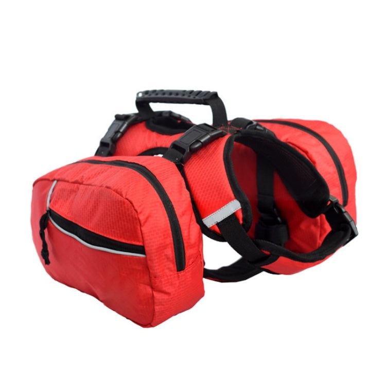 Pet Chest Backpack Multifunctional Outdoor Detachable Backpack For Dogs with Leash, Specification: M(Red)