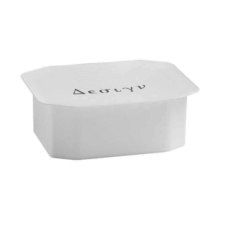 2 PCS Household Dustproof Desktop Storage Box Plastic Fruit Tray Snacks With Lid Storage Box
