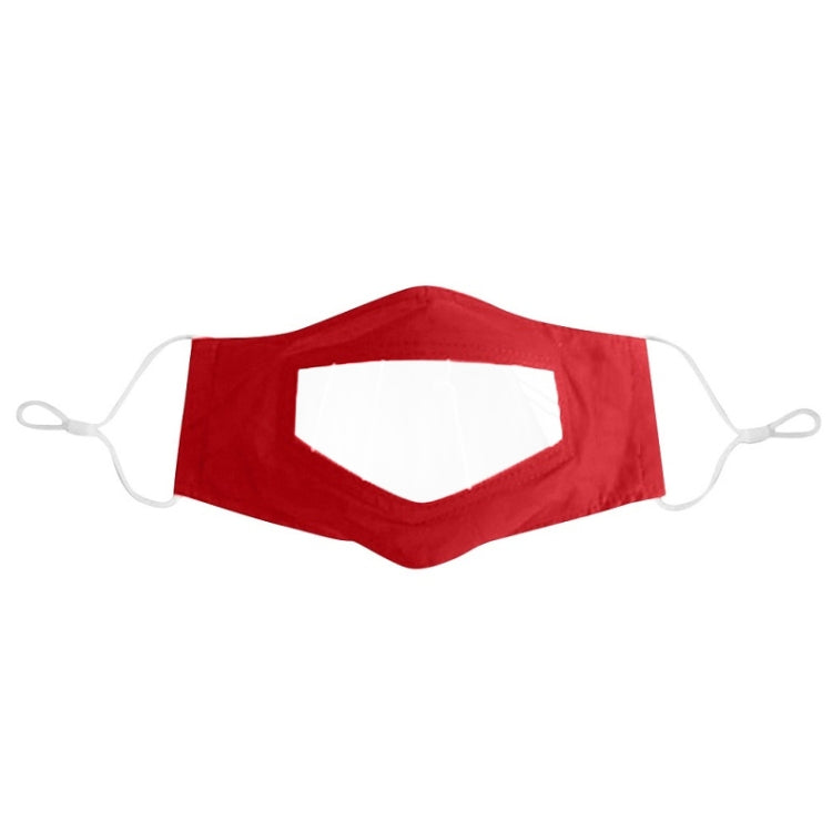 3 PCS Anti-Fog Lip Language Face Shield For The Deaf And Mute Solid Color Printing Face Shield