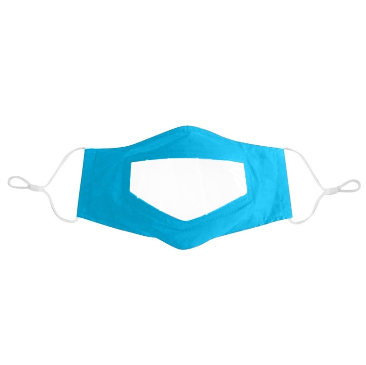 3 PCS Anti-Fog Lip Language Face Shield For The Deaf And Mute Solid Color Printing Face Shield
