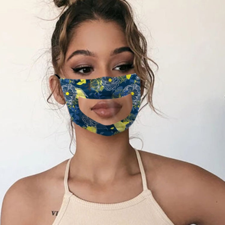 3 PCS Anti-Fog Lip Language Face Shield For The Deaf And Mute Solid Color Printing Face Shield