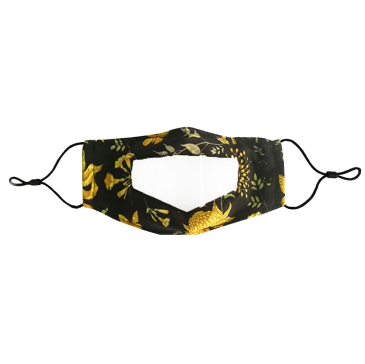 3 PCS Anti-Fog Lip Language Face Shield For The Deaf And Mute Solid Color Printing Face Shield