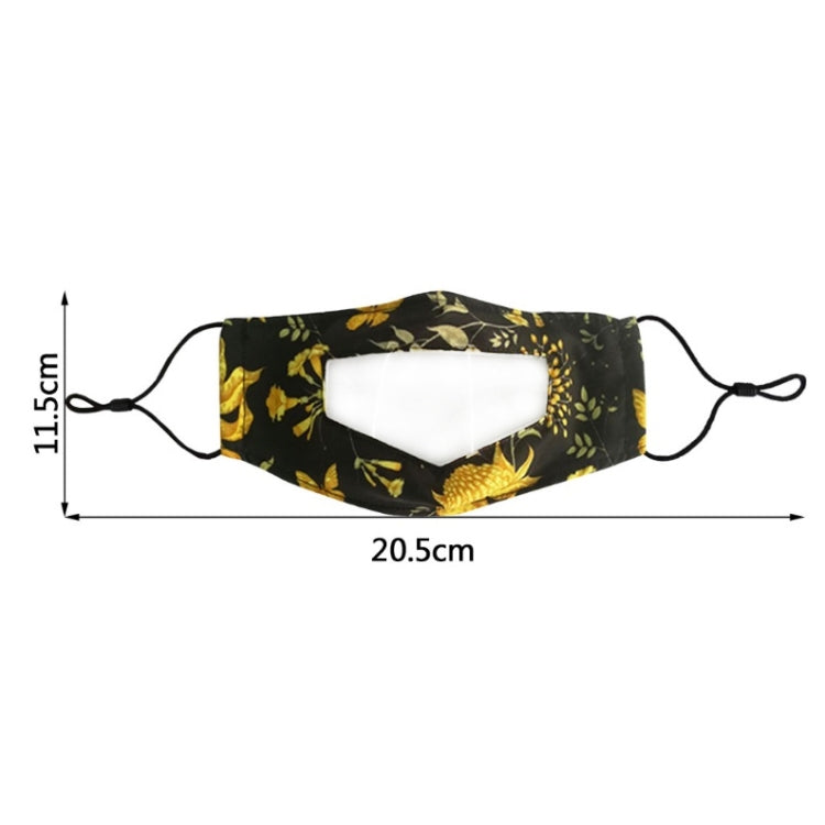3 PCS Anti-Fog Lip Language Face Shield For The Deaf And Mute Solid Color Printing Face Shield