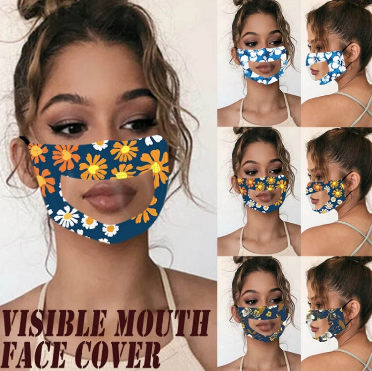 3 PCS Anti-Fog Lip Language Face Shield For The Deaf And Mute Solid Color Printing Face Shield