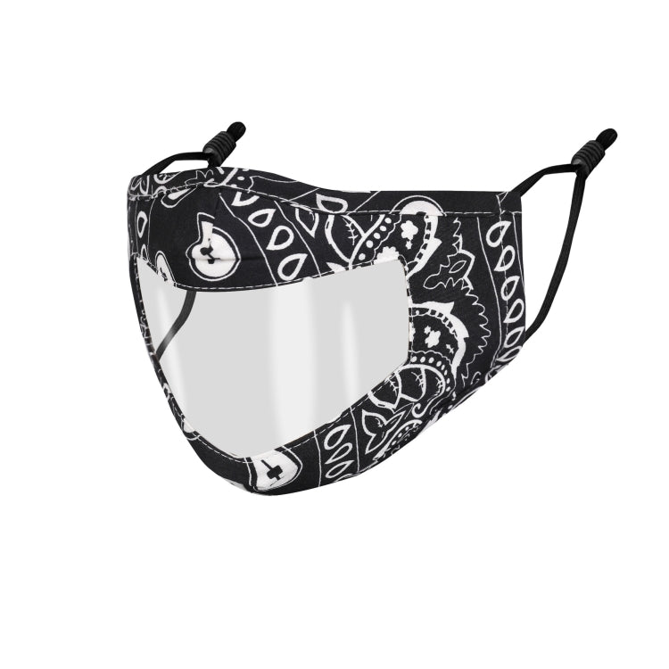 8 PCS  Lip-Speaking Face Shield Visualization Adult Printing Face Shield