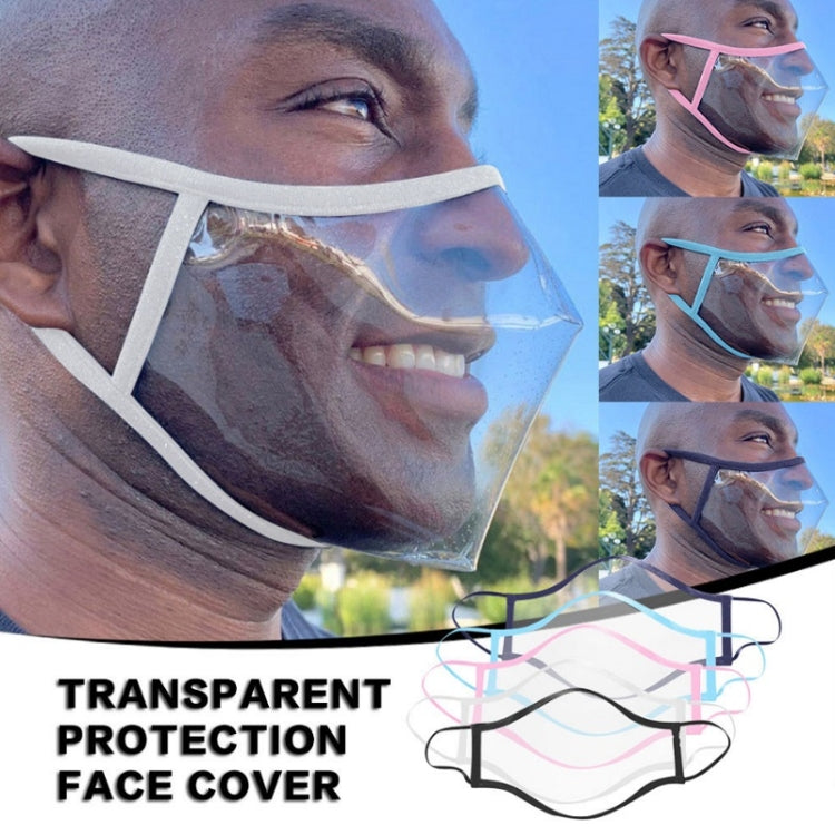3 PCS Adult Lip Language Face Shield TPU Transparent Dust-Proof Smog-Proof & Anti-Spitting Face Shield