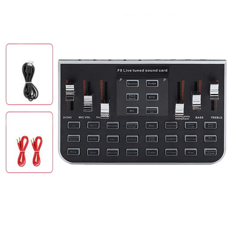 F8 Live Sound Card Mobile Computer General Anchor Smart Karaoke Sound Card