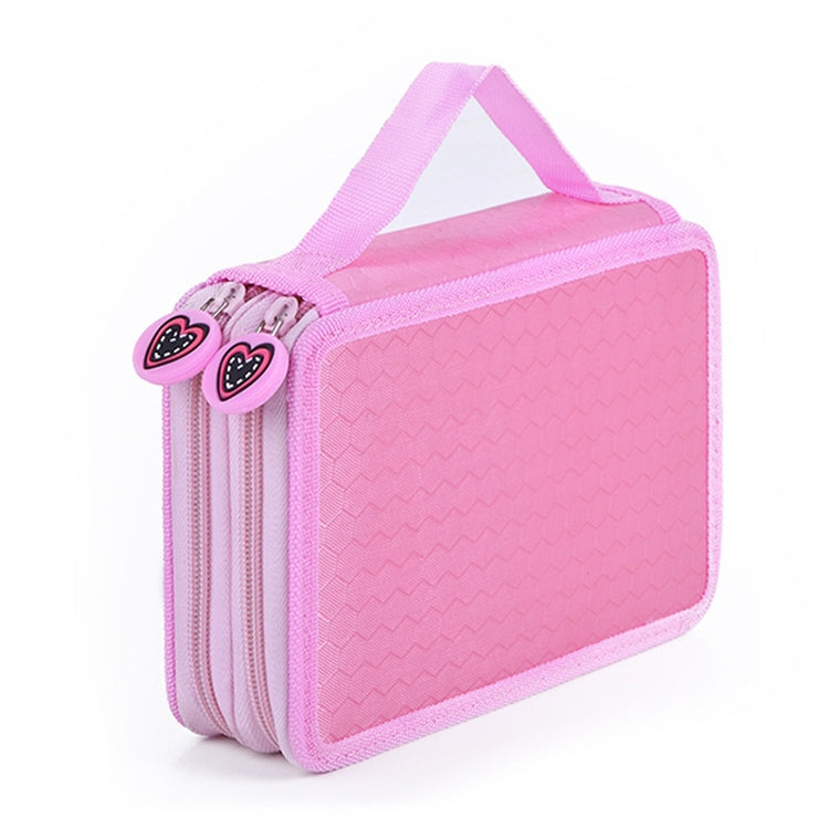Square Two-Layer Sketch Colorful Lead 35-Hole Stationery Bag
