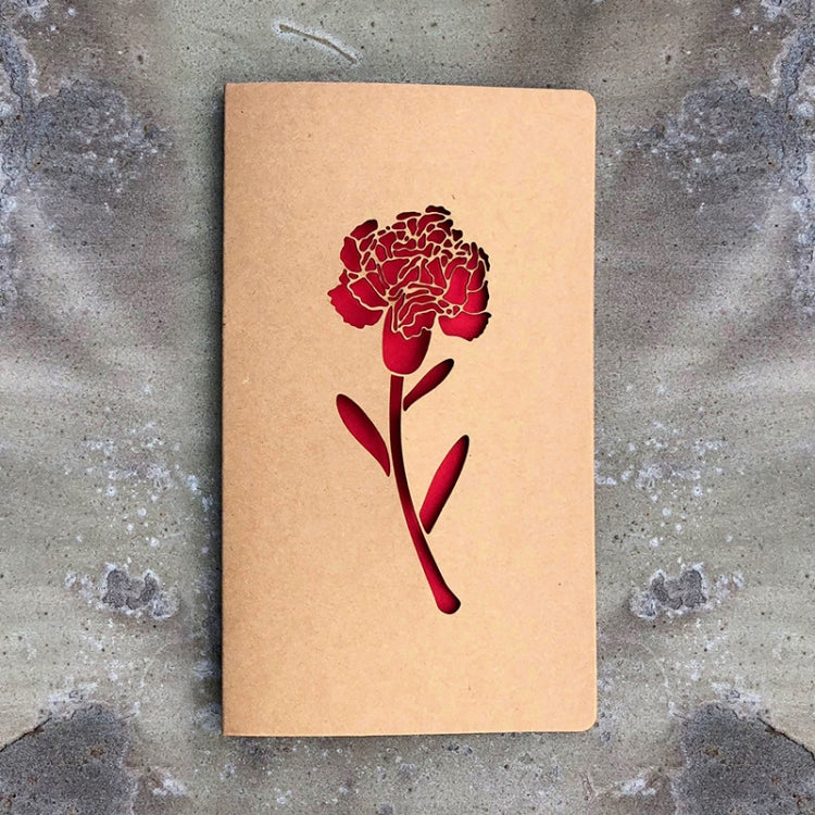 10 PCS Retro Kraft Paper Hollowed Love Greeting Card Valentine Day Message Card
