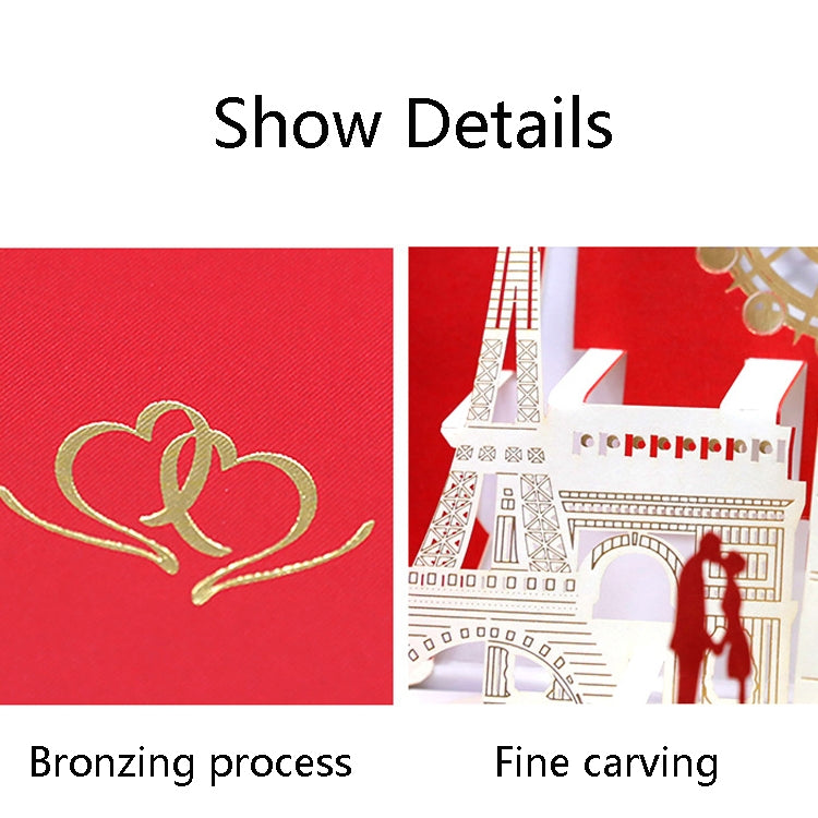 Love Story Three-Dimensional Gift Box Creative Gift Packaging Box, Colour: Small (Package 3)