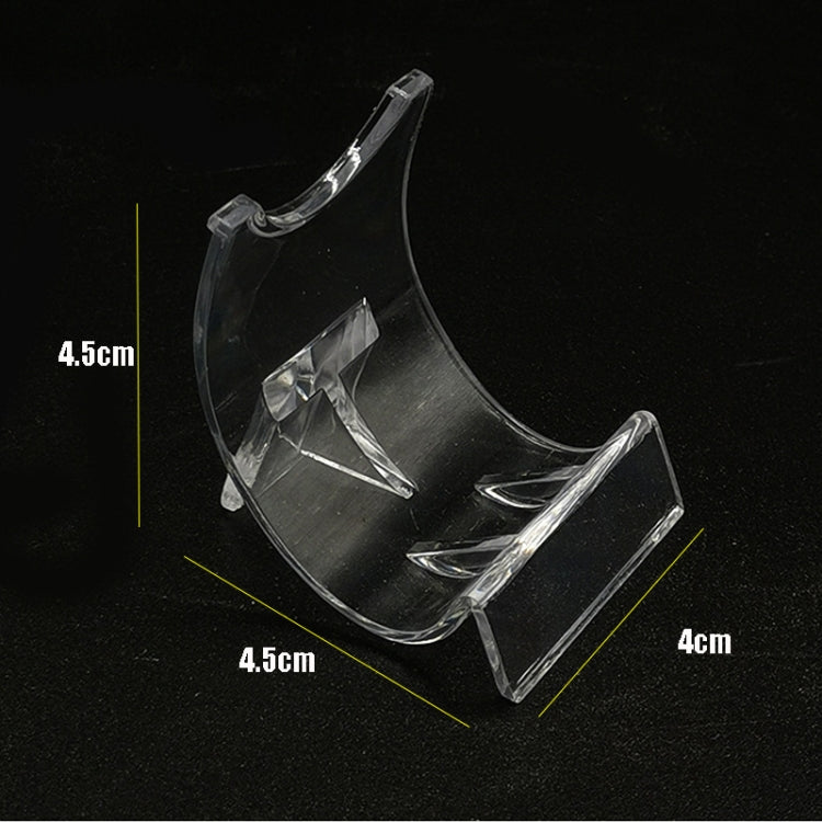 20 PCS Plastic Transparent Sparkler Rack Store Product Display Shelf(Transparent)
