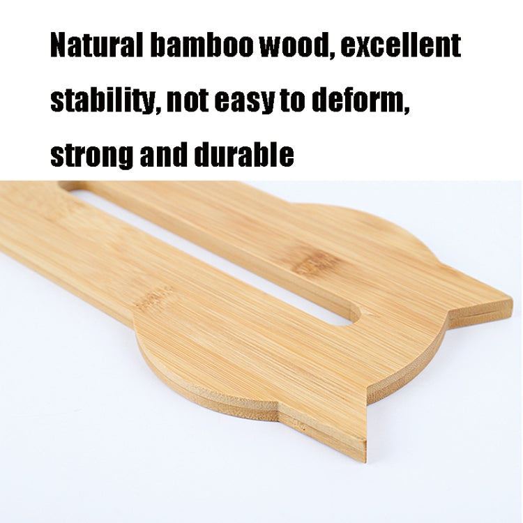 Pet Waterer Solid Wood Frame Hanging Water Bottle, Random Color Delivery, Specification: Bamboo Wood + Drinker Green