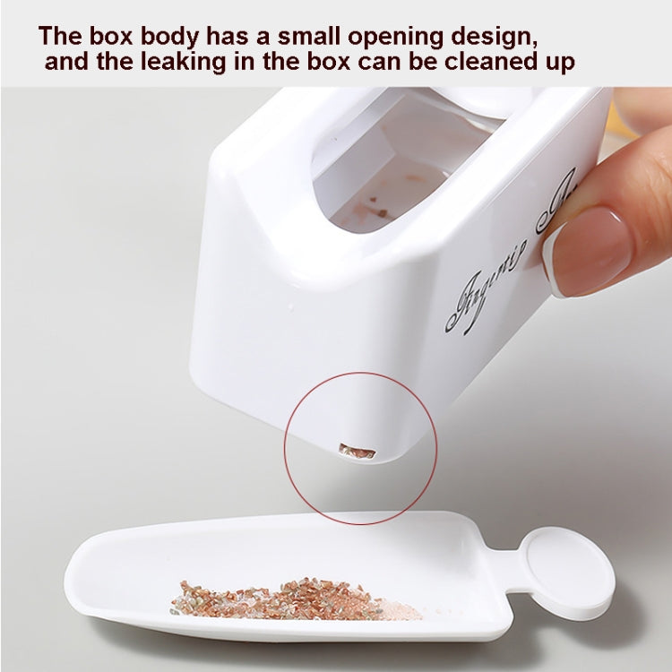 3 PCS Nail Art Double-Layer Powder Jewelry Recycling Box Portable Infiltration Powder Container Manicure Tool