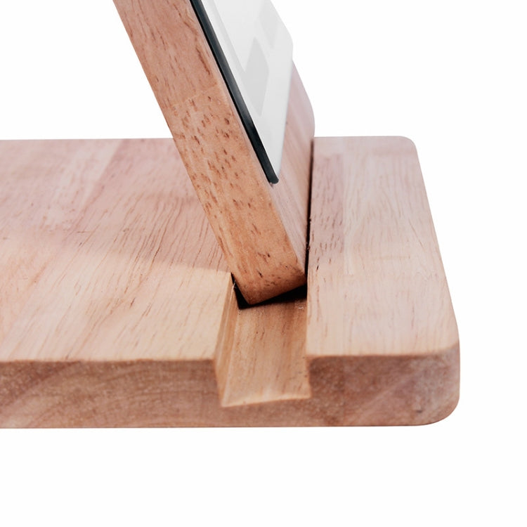 Wooden Detachable LED Makeup Mirror Three-Tone Gentle Light Eye Protection Desktop Desktop Mirror