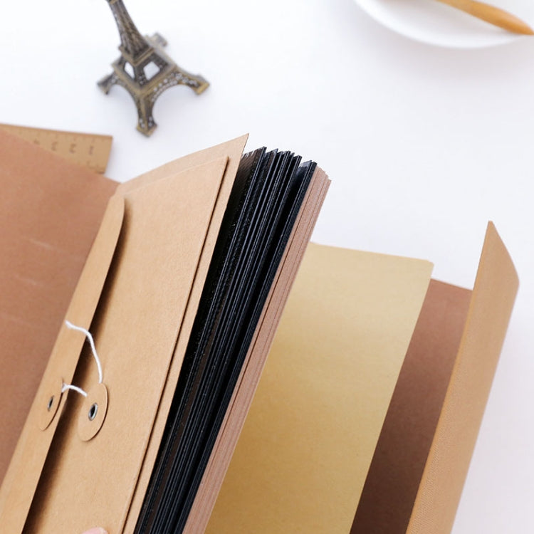 Diy Leather Retro Photo Album Covered Self-Adhesive Handmade Photo Album Baby Growth Album