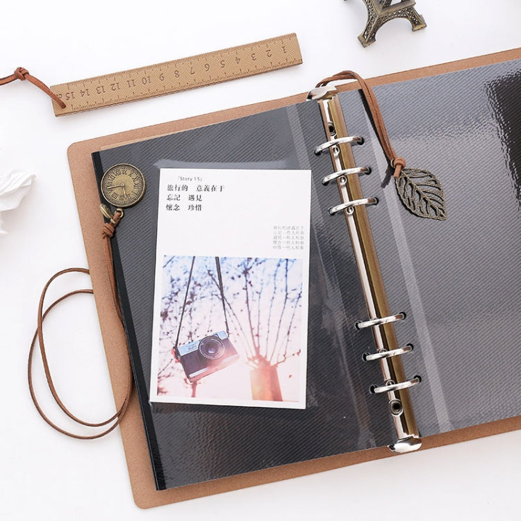 Diy Leather Retro Photo Album Covered Self-Adhesive Handmade Photo Album Baby Growth Album