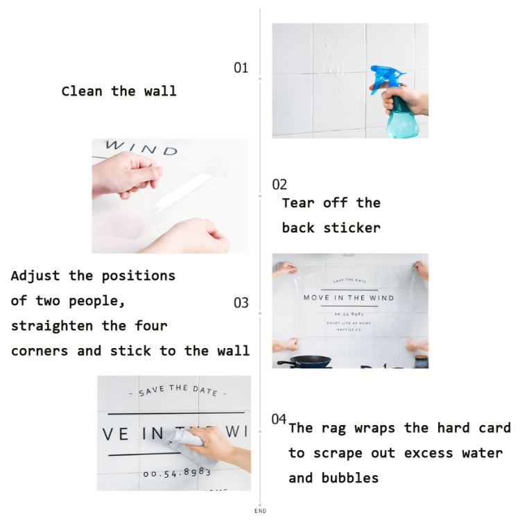 3 PCS Kitchen Stoves High Temperature Oil-Proof Wall Stickers Ceramic Tile Waterproof Oily Fume Stickers(Leaf)
