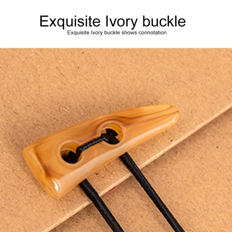 2 PCS Retro Personality Horn Buckle Diy Handmade Photo Album Pasted Couple Photo Album, Specification: Medium 21x27cm