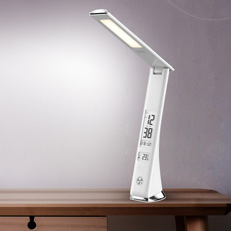 U11 Touch 3-Level Dimming LED Eye Protection Desk Lamp With Perpetual Calendar/Alarm/Temperature Function
